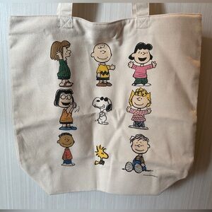 Peanuts x Uniqlo Canvas Tote NWOT